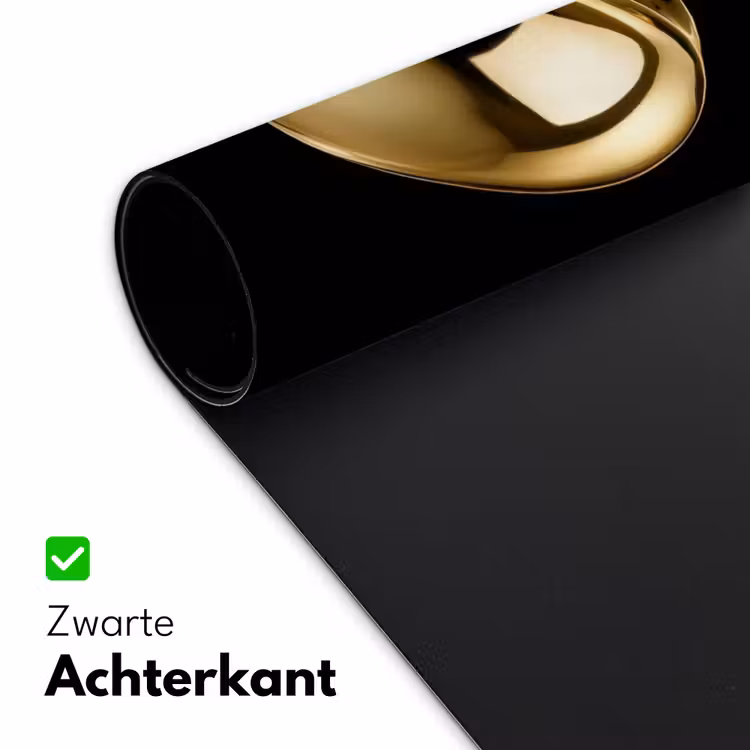 Appel - Goud - Chrome - Zwart Muismat XXL klein -sfeer2