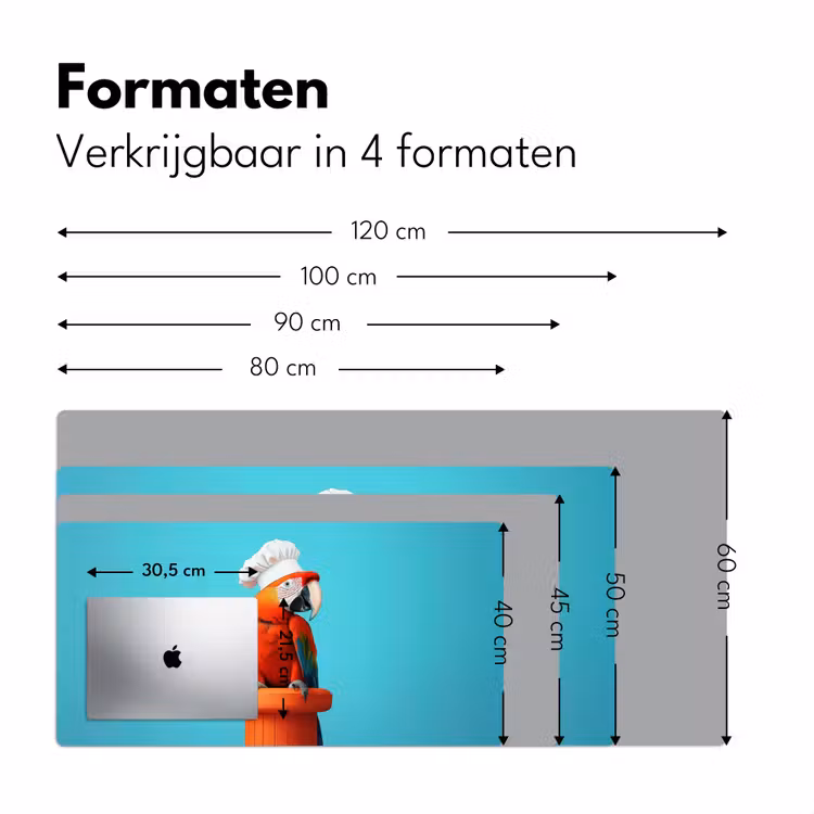 Ara - Koksmuts - Sokkel - Grappig Muismat XXL klein -sfeer5