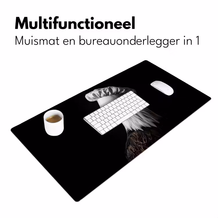 Arend -Amerika - Koksmuts - Vogel - Stoer Muismat XXL klein -sfeer4