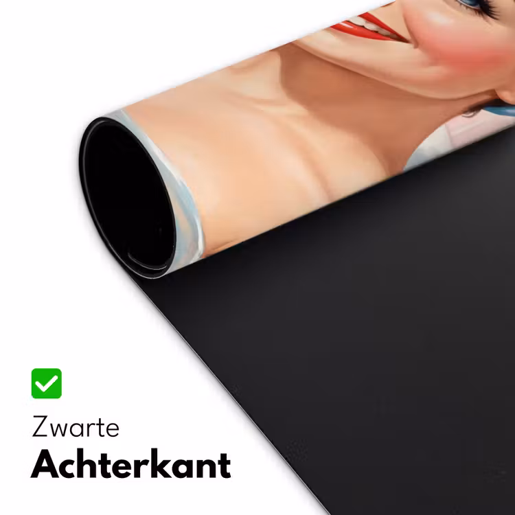 Badkamer - Eend - Blauw Muismat XXL klein -sfeer2