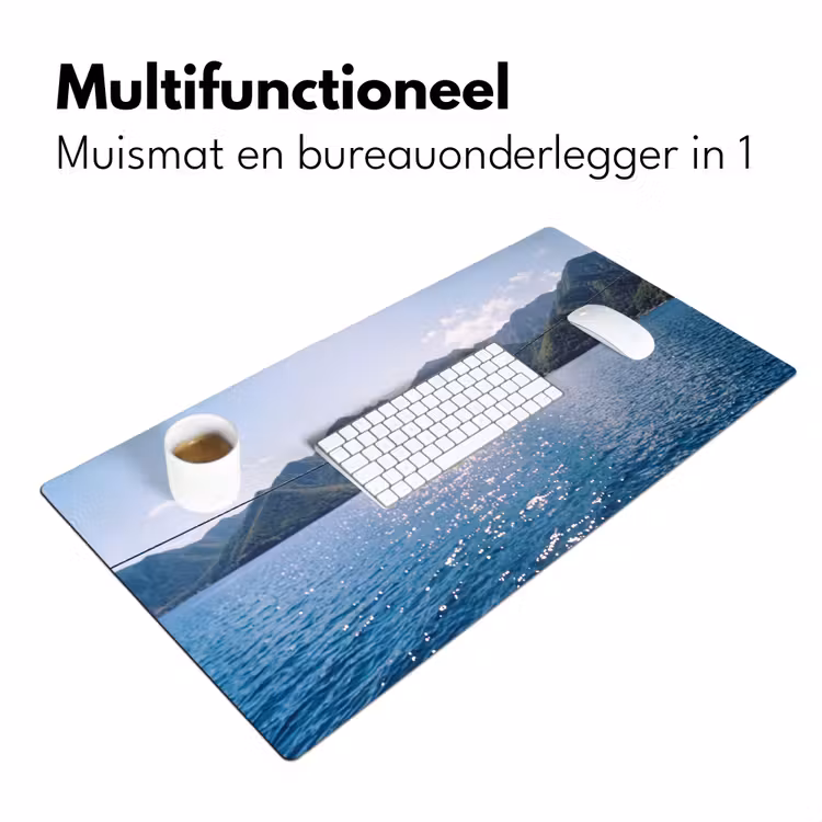 Badmode - Bikini - Zee - Bergen - Geel Muismat XXL klein -sfeer4