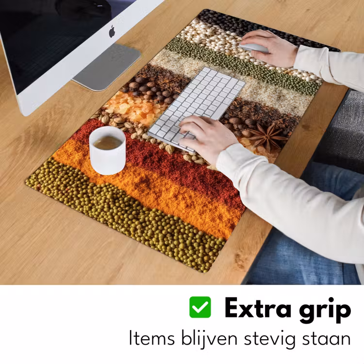Banen - Verticaal - Kruiden - Variatie Muismat XXL klein -sfeer3