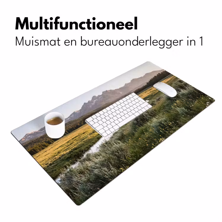 Berglandschap - Rivier - Bos Muismat XXL klein -sfeer4