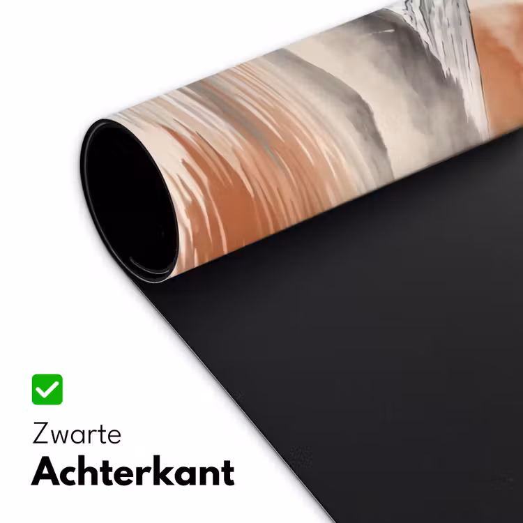 Bergtop - Meer - Bloesem Muismat XXL klein -sfeer2