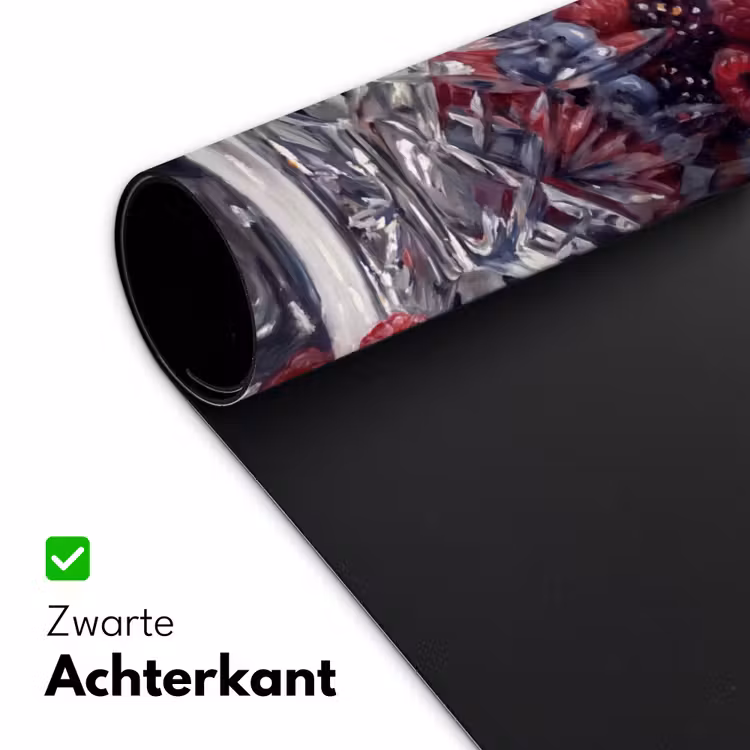 Bureau onderlegger - Bessen - Kristal - Stilleven - Bessen - Kristal - Stilleven Muismat XXL klein