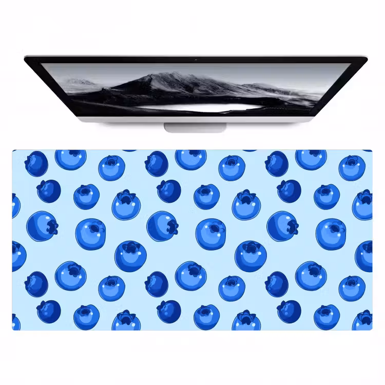 Bessen - Modern - Blauw Muismat XXL klein 681 -zzz3d