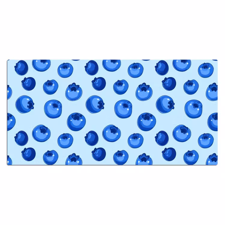 Bessen - Modern - Blauw Muismat XXL klein 681 -3d_leeg