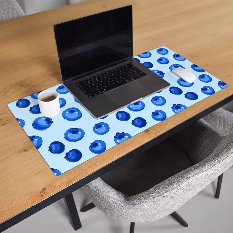 Bessen - Modern - Blauw Muismat XXL klein 681 -sfeer1