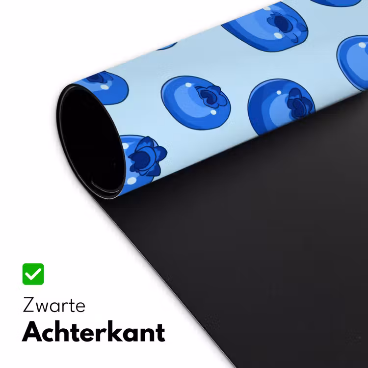 Bessen - Modern - Blauw Muismat XXL klein 681 -sfeer2