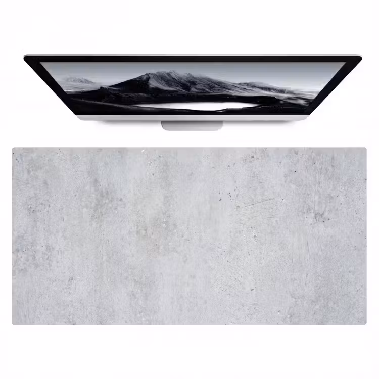 Beton - Textuur - Achtergrond - Grijs - Industrieel Muismat XXL klein -zzz3d