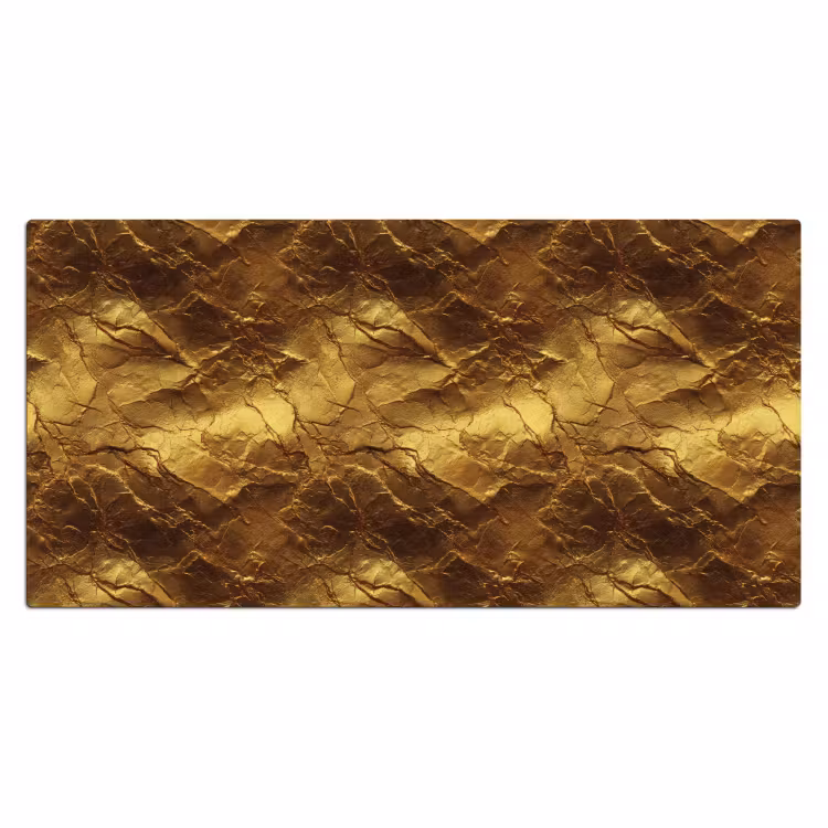 Bladgoud - Textuur - Goud Muismat XXL klein 681 -3d_leeg