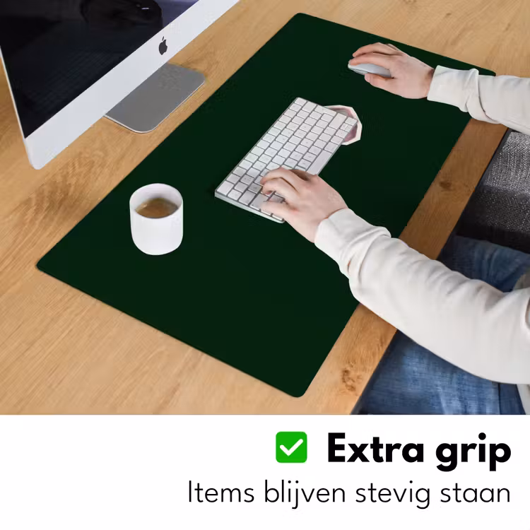 BLAH BLAH BLAH - Mond - Groen Muismat XXL klein -sfeer3