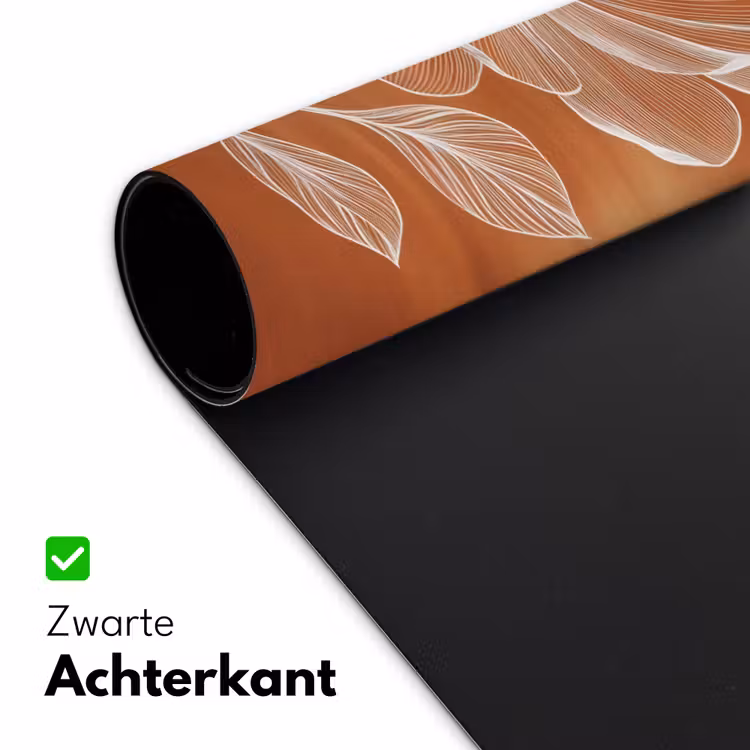 Bloem - Minimalistisch - Wit Muismat XXL klein -sfeer2