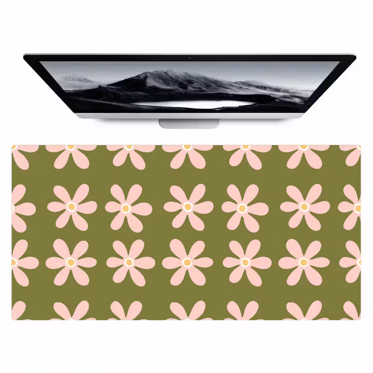Bloem - Modern - Groen Muismat XXL klein 681 -zzz3d