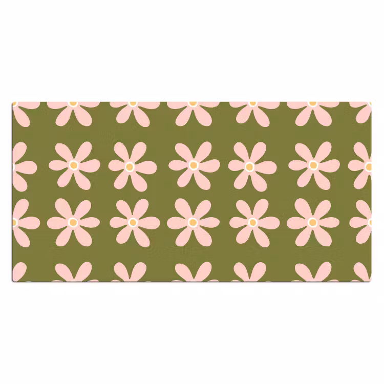 Bloem - Modern - Groen Muismat XXL klein 681 -3d_leeg
