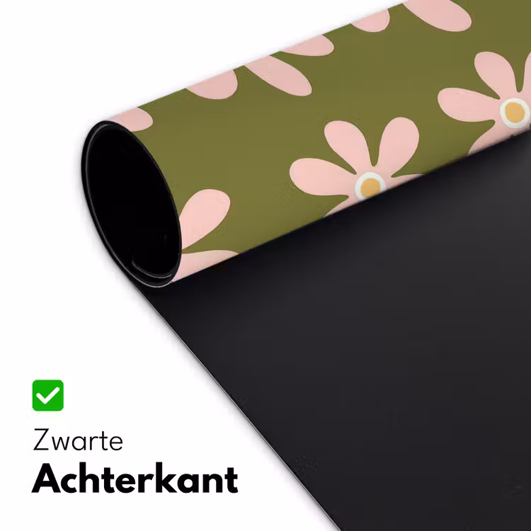 Bloem - Modern - Groen Muismat XXL klein 681 -sfeer2