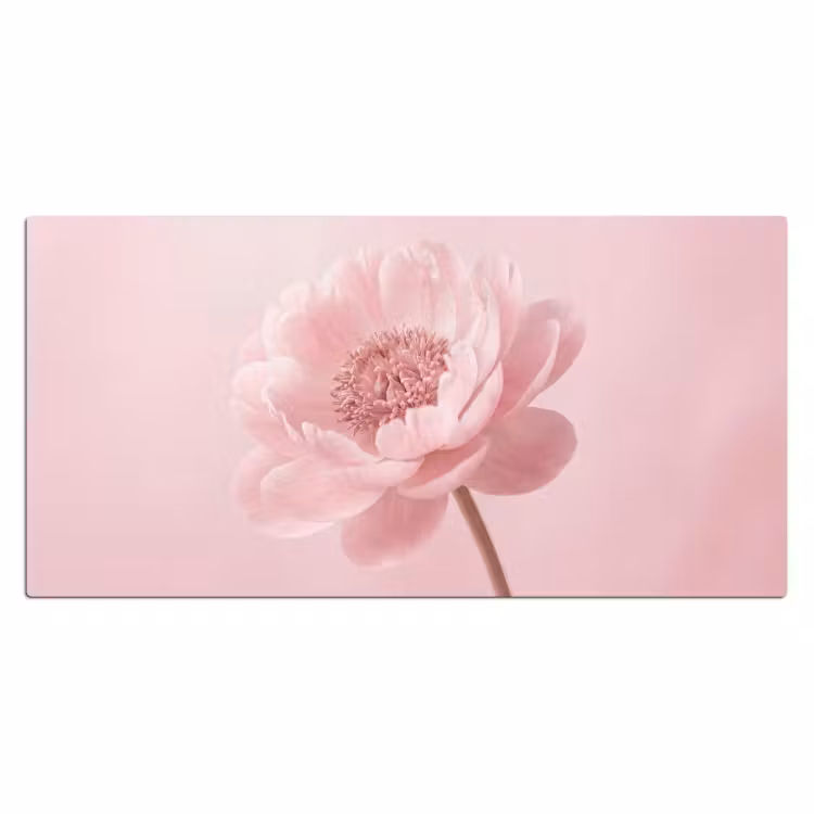 Bloem - Pioenroos - Roze Muismat XXL klein -3d_leeg