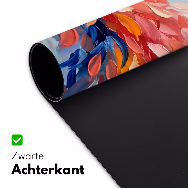 Bloemen - Abstract - Kunst - Modern Muismat XXL klein -sfeer2