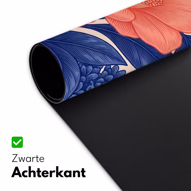 Bureau onderlegger - Bloemen - Bladeren - Botanisch - Bloemen - Bladeren - Botanisch Muismat XXL klein