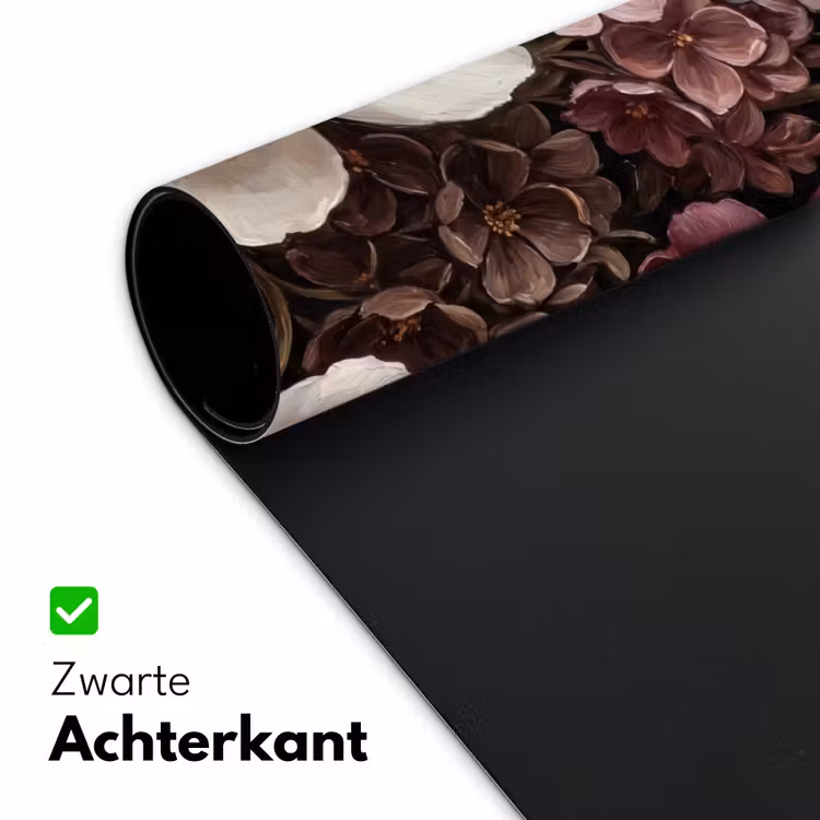 Bloemen - Boeket - Klassiek - Donker - Rood Muismat XXL klein -sfeer2