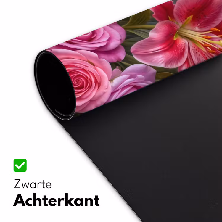 Bloemen - Boeket - Natuur - Kleurrijk - Modern Muismat XXL klein -sfeer2