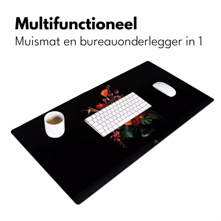 Bloemen - Boeket - Sierlijk Muismat XXL klein -sfeer4