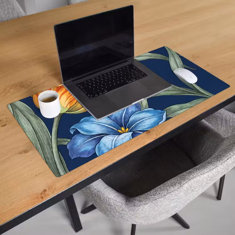 Bureau onderlegger - Bloemen - Botanisch - Patroon - Bloemen - Botanisch - Patroon Muismat XXL klein