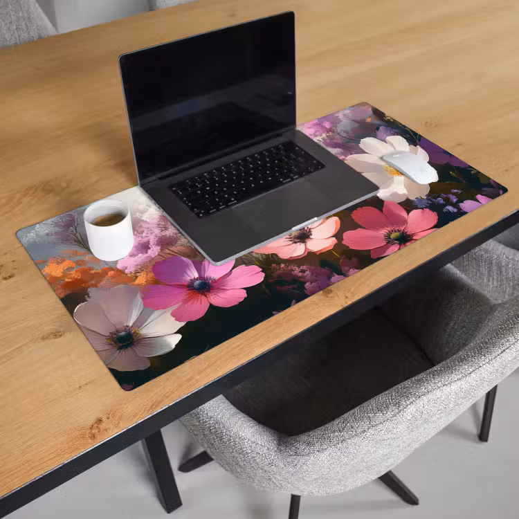 Bloemen - Kleurrijk - Bloei Muismat XXL klein -sfeer1