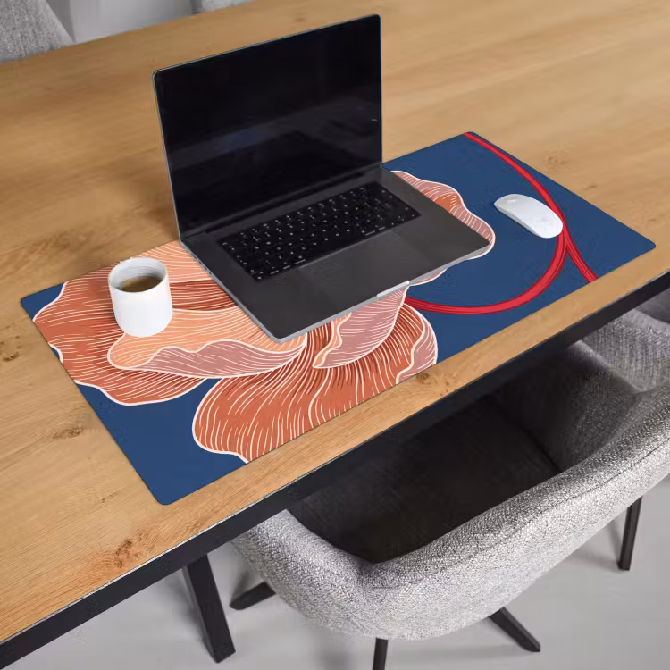 Bureau onderlegger - Bloemen - Modern - Abstract - Bloemen - Modern - Abstract Muismat XXL klein