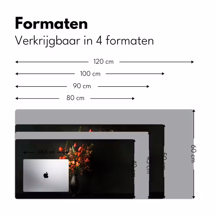 Bloemen - Takken - Boeket Muismat XXL klein -sfeer5