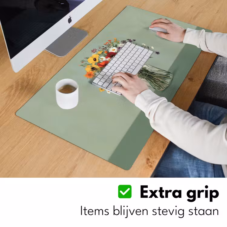 Bloemen - Vaas - Kaartje Muismat XXL klein -sfeer3