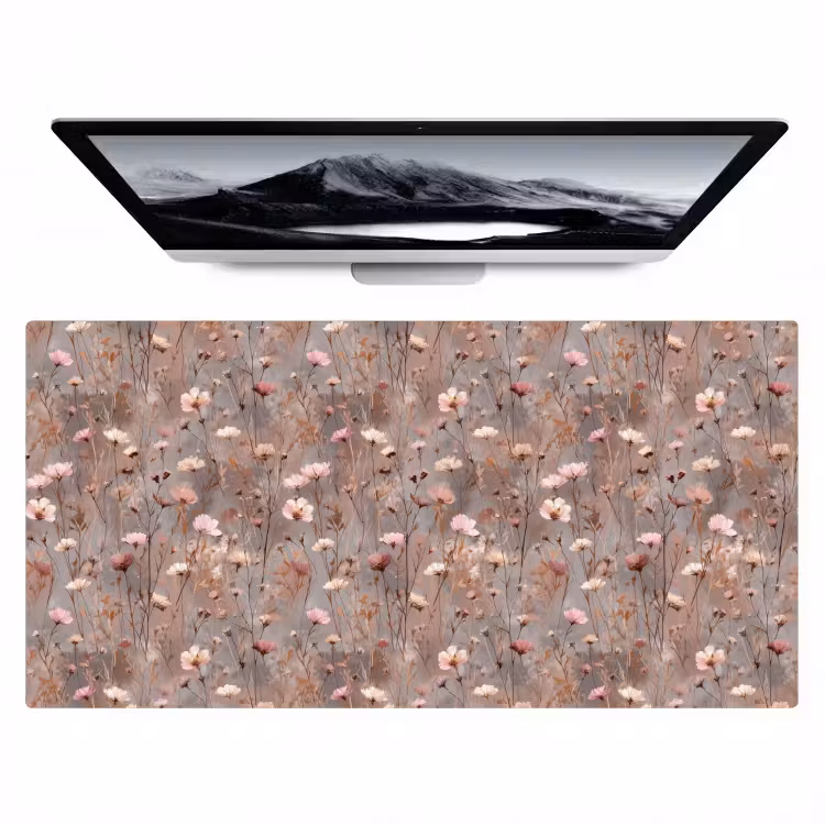 Bloemen - Wild - Pastel Muismat XXL klein 681 -zzz3d