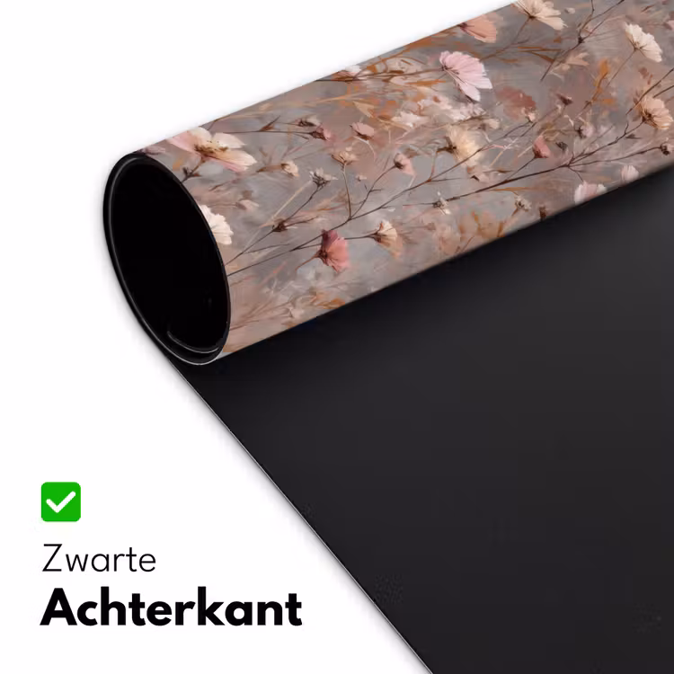 Bloemen - Wild - Pastel Muismat XXL klein 681 -sfeer2