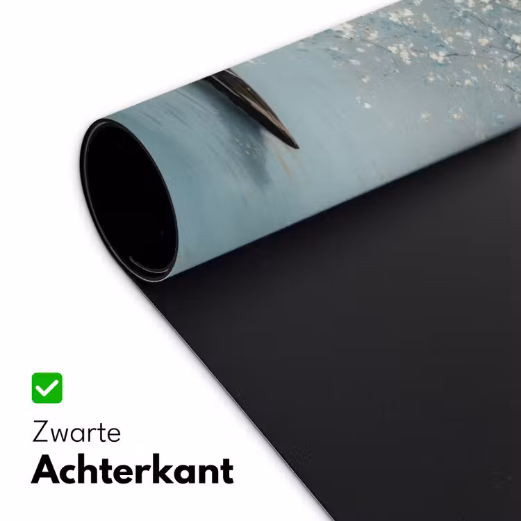 Bloesems - Minimalistisch - Wateroppervlak - Boot Muismat XXL klein -sfeer2