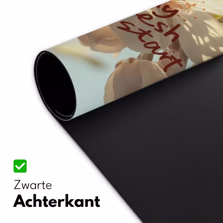 Bloesems - Zonlicht - Quote - Wit Muismat XXL klein -sfeer2