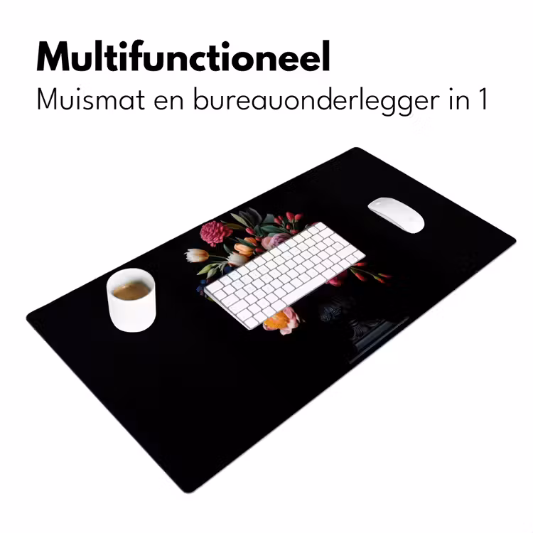 Boeket - Romantisch - Kleurrijk Muismat XXL klein -sfeer4