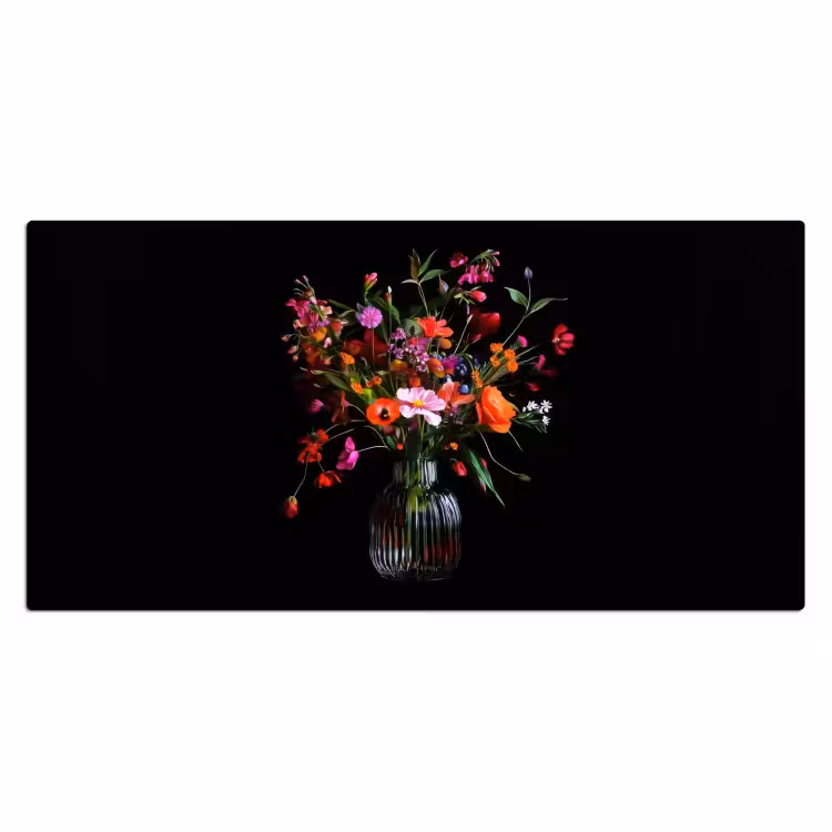 Boeket - Veldbloemen - Vaas Muismat XXL klein -3d_leeg