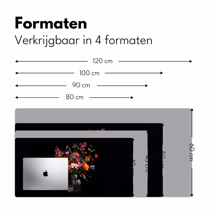 Boeket - Veldbloemen - Vaas Muismat XXL klein -sfeer5