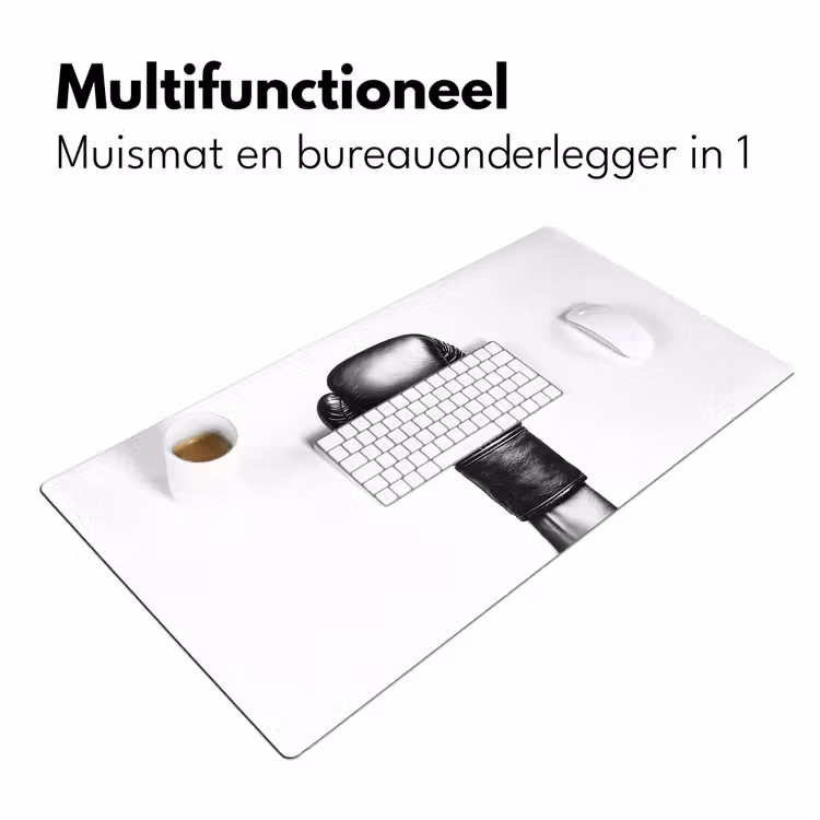 Bokshandschoen - Zwart - Hand Muismat XXL klein -sfeer4