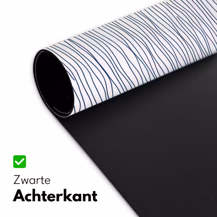 Boot - Water - Rood - Illustratie - Minimalistisch Muismat XXL klein -sfeer2
