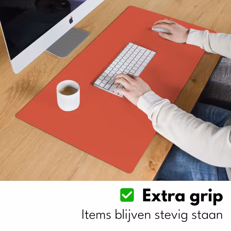 Brick - Red - Rood Muismat XXL klein 681 -sfeer3
