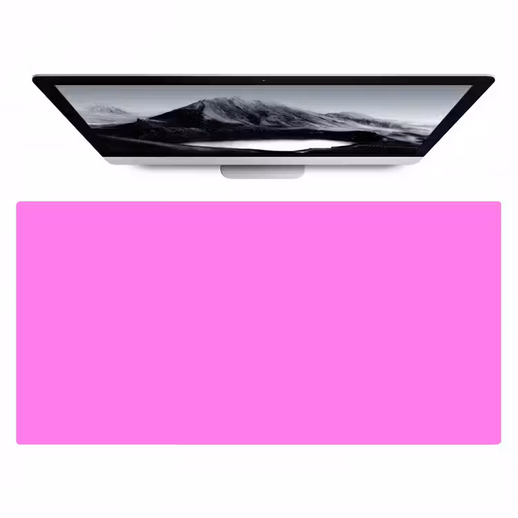 Bright - Orchid - Roze Muismat XXL klein 681 -zzz3d