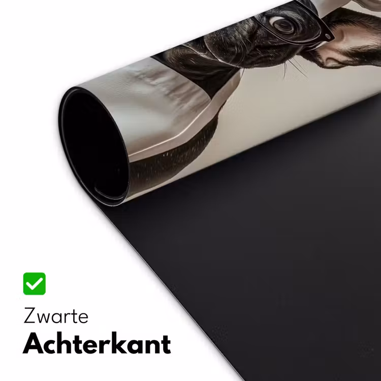 Bril - Hond - Kok Muismat XXL klein -sfeer2