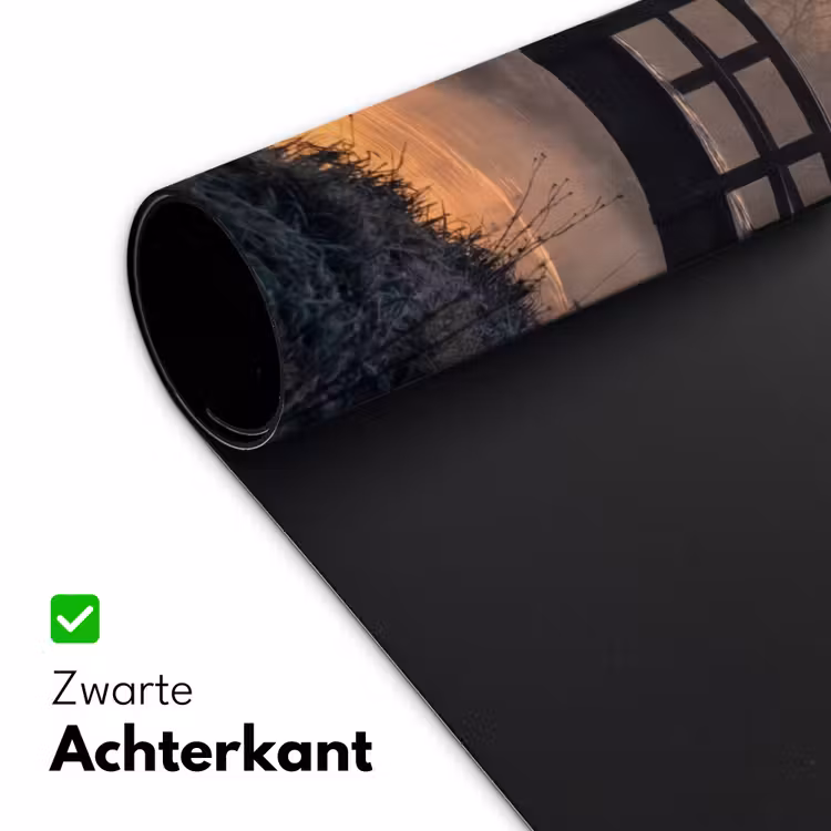 Brug - Mist - Bomen - Water Muismat XXL klein -sfeer2