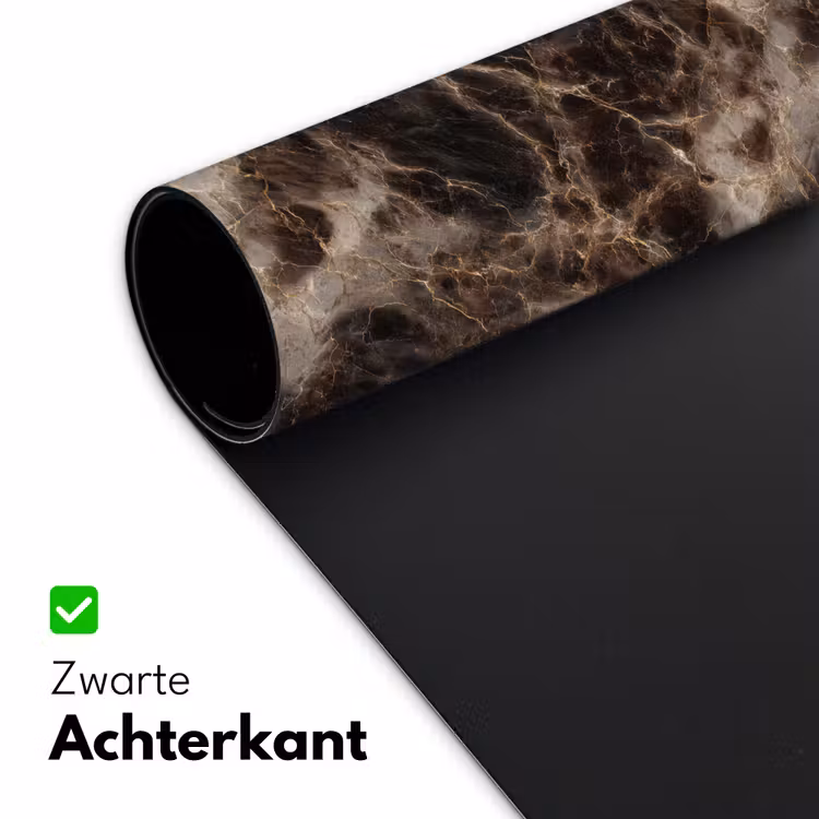 Bruin - Goud - Marmer Muismat XXL klein 681 -sfeer2