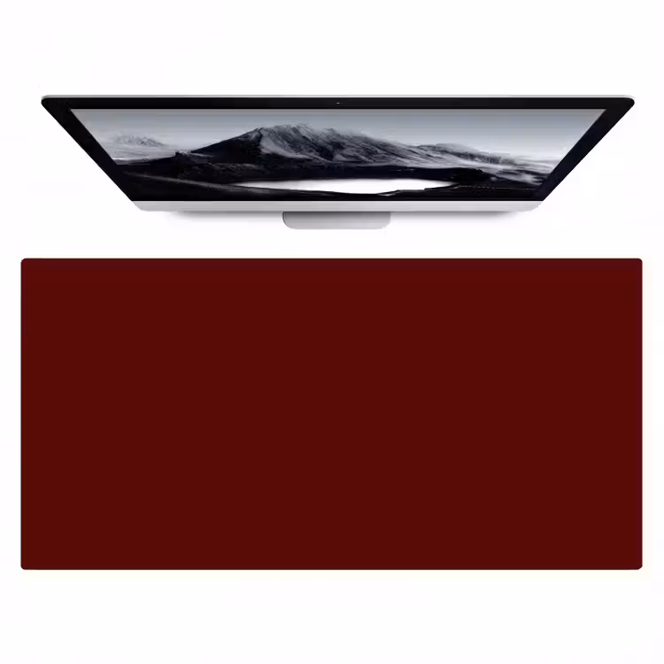 Burnt - Mahogany - Rood Muismat XXL klein 681 -zzz3d