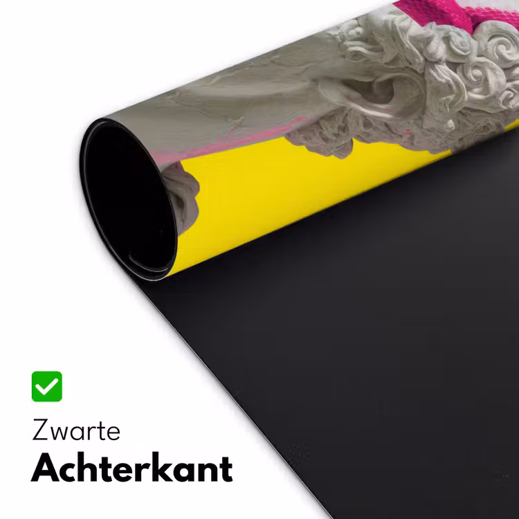 Buste - Slangen - Geel Muismat XXL klein -sfeer2