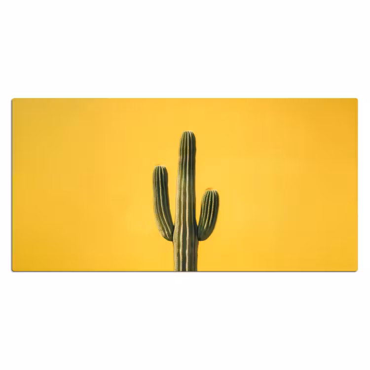Cactus - Groen - Minimalistisch Muismat XXL klein -3d_leeg