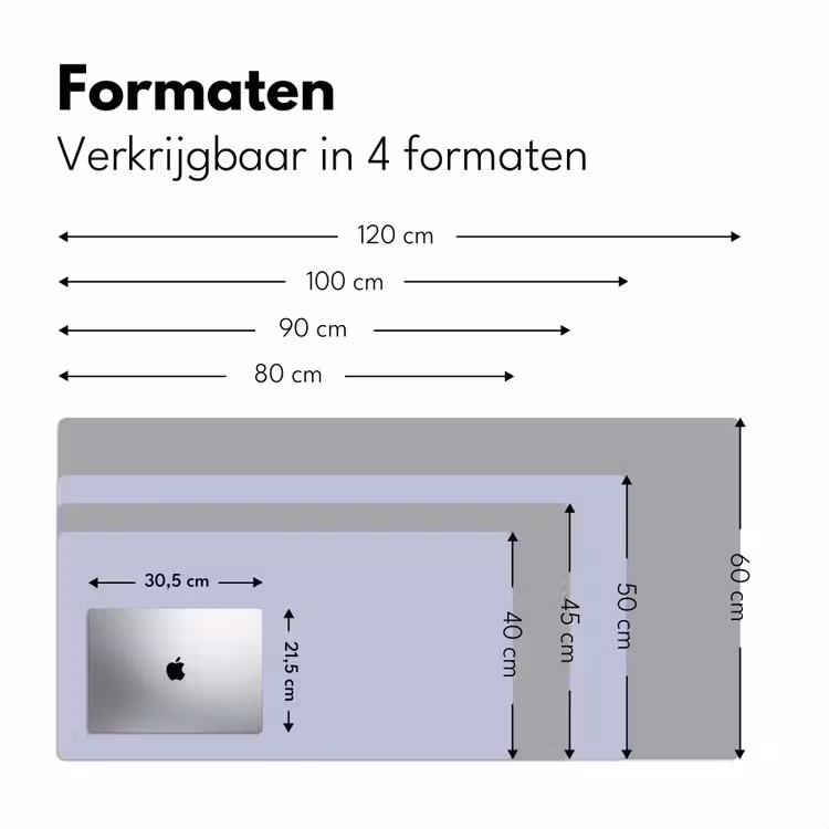 Chalky - Lavender - Paars Muismat XXL klein 681 -sfeer5