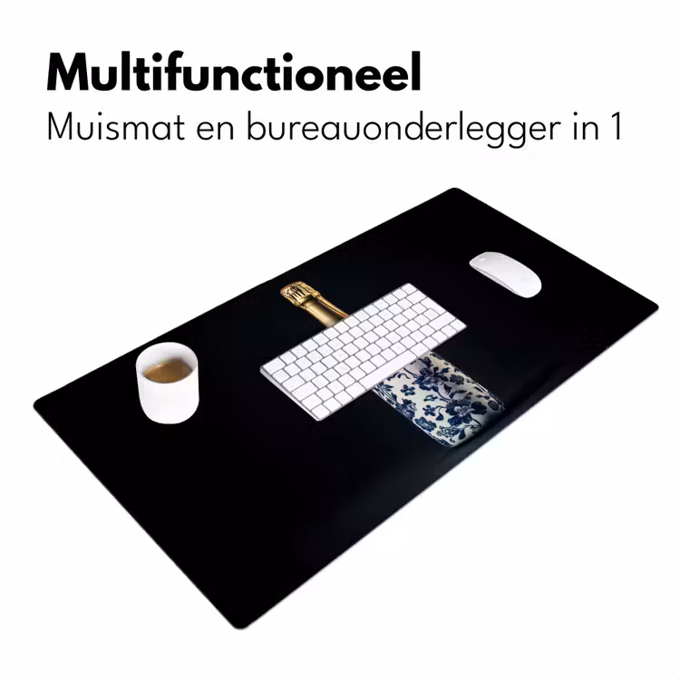 Champagne - Bloemen - Goud - Chique Muismat XXL klein -sfeer4